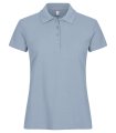 Dames Polo Clique Basic 028231 Zacht Blauw